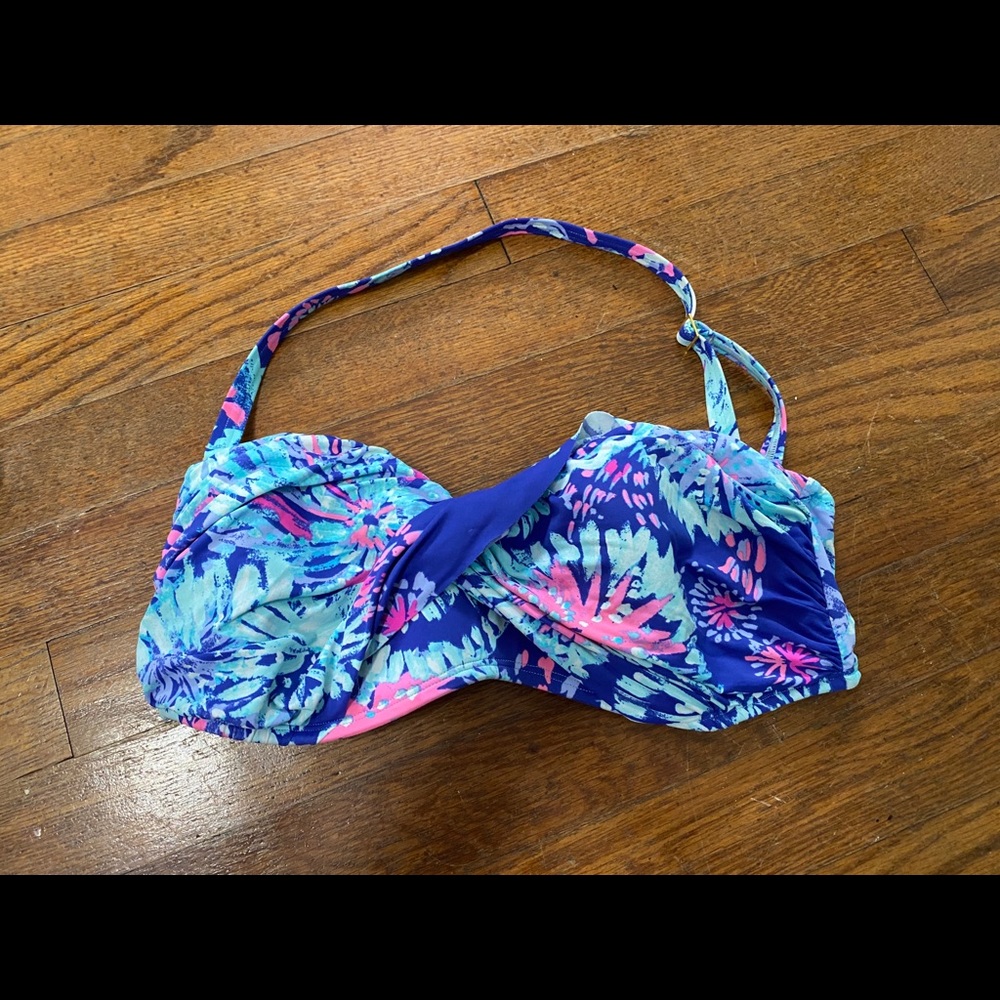 WORN TWICE lily pulitzer bikini top!